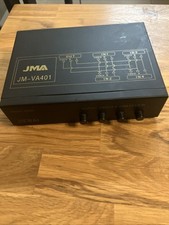 Répartiteur audio vidéo 4 voies avec interrupteur, 4 entrées, 1 sortie JM-VA401