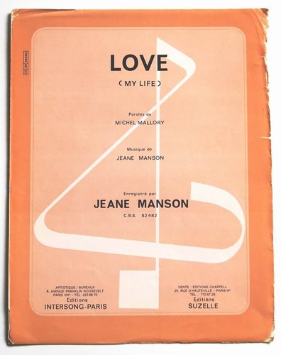 Partition vintage sheet music