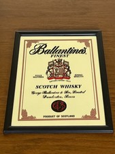 Joli miroir de bar Whisky BALLANTINE'S / enseigne bar bistrot Irish Pub / TBE !