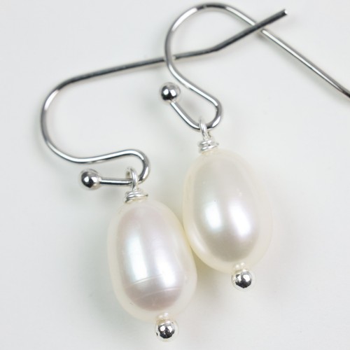 Boucles oreilles perles de - d'oreilles,