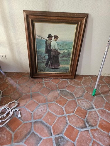Tableau encadré scène - , de