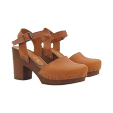 Mules Suédoises En Cuir Made