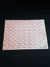 Planche De 64 anciens Bons