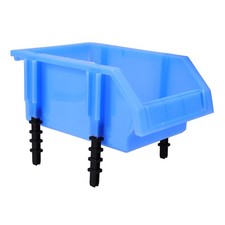  Boîte de bac d'étagère de nidification en plastique, boîte de rangement