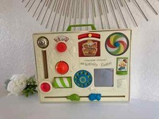 12 ⚜️ Ancien Tableau D'activité et D'éveil Fisher Price Vintage
