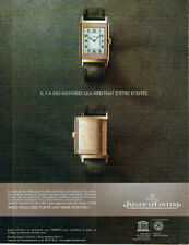 Publicité Advertising 1120  2011  montre Jaeger-Le Coultre Reverso Ultra Thuin