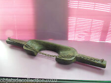 -ANCIEN JOUG D'HOMME PORTEUR D'EAU en Bois avec ses chaines jus de grenier OUTIL