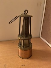 Ancien Lampe De Mineur