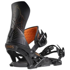 Jones Orion Hommes Fixation de Snowboard Vélo Montage Noir Orange Bergmuster Neu