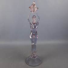 Sculpture Verre Murano Femme Avec Motif Raisin Seguso Archimede Art Déco ’1950