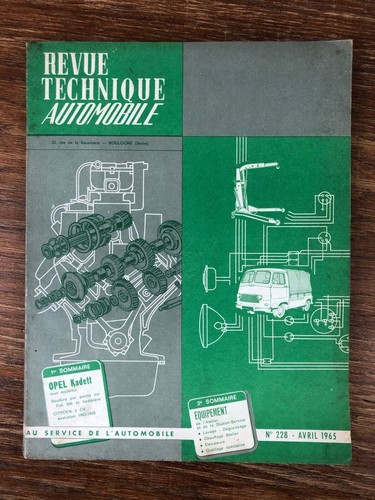 Revue technique automobile rta - automobile,