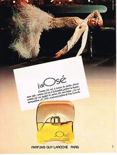 PUBLICITE ADVERTISING 044  1979  GUY LAROCHE    parfum J'AI OSE