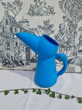 ANCIEN BROC HUILE GARAGE AUTO PUBLICITAIRE PLASTIQUE VINTAGE  BLEU ILCOX