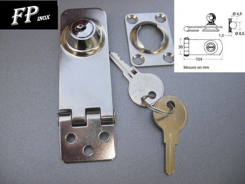 Fermeture charnière 104mm - fermeture, à