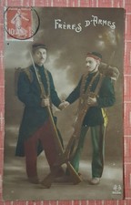 CPA FANTAISIE - FRERES D ARMES