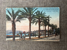 CPA CANNES PROMENADE DE LA CROISETTE