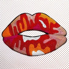 Patch lèvres  thermocollant