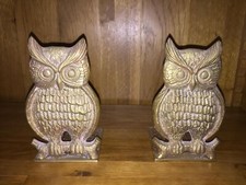 Lot de 2 serre livres hiboux