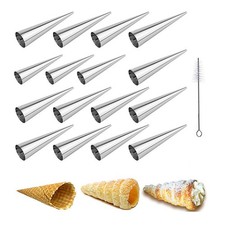 16 Pcs Horn Shaped Molds