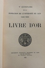 LIVRE D'OR du Ve centenaire de