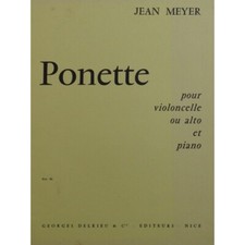 MEYER Jean Ponette Piano Alto