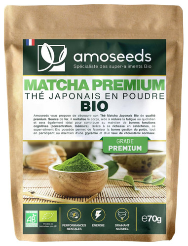Thé matcha poudre bio - en,