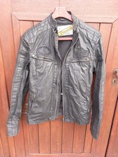 Veste Blouson Perfecto Schott  Nyc Noir Taille Xs Racer 100 % Coton 