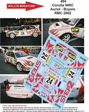 DECALS 1/43 REF 0404 TOYOTA