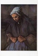 Carte Postale - PAUL CEZANNE - La Vieille au chapelet - National Gallery