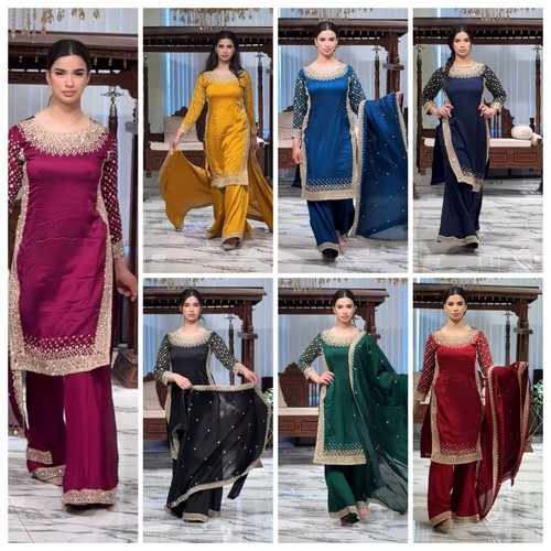 Costume indien punjabi palazzo