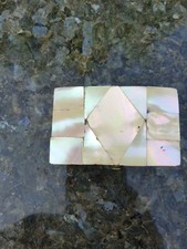 ancienne petite boîte en marqueterie de nacre