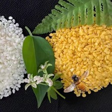 Granul??s de cire d'abeille jaune sachet 1000g pour projets de bricolage et acti