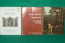 3 catalogues vente enchères