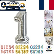 Chiffre argenté foil - chiffre, 1