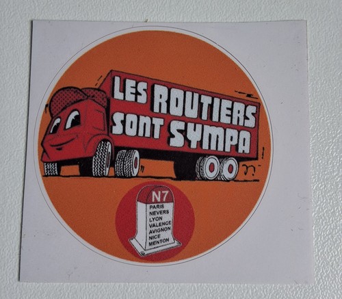 Autocollant les routiers sont - les,
