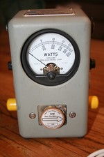Wattmètre RF "BIRD 43" avec bouchons