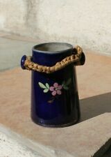 ancien et joli pot a lait a décor de fleurs pour poupée dînette saint uze ??