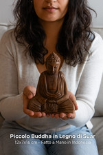 Statue Bouddha en Bois De Suar