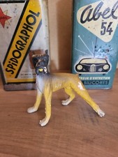 FIGURINE PUBLICITAIRE MOUSSE PNEUS KLEBER COLOMBES CHIEN BOXER DOG MASCOTTE AUTO