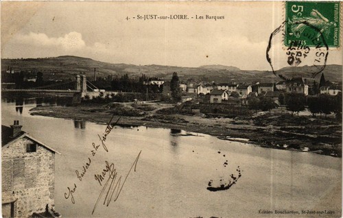 Cpa saint just sur loire - -, les
