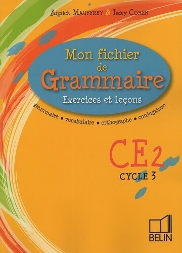 Mon fichier grammaire ce2 - fichier,