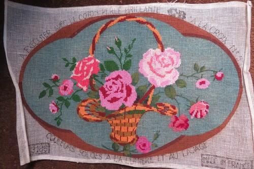 Tapisserie dessus coussin - tapisserie,