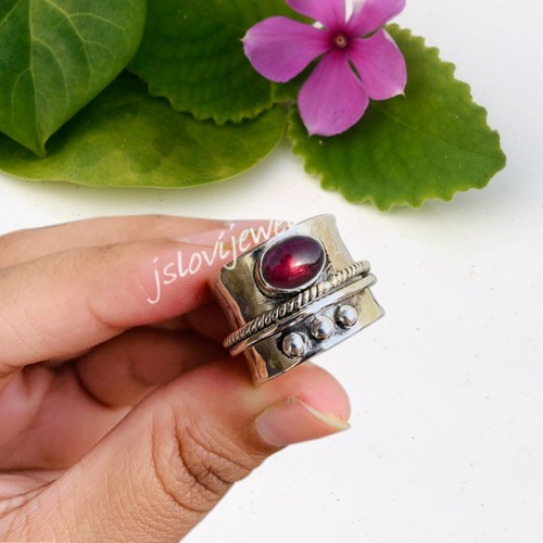 Bijoux bague toupie argent - bijoux,