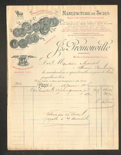 PARIS XI°, Usine SCIE de SCIEUR DE LONG & TAILLEUR DE PIERRE "J. DE PREMONVILLE"