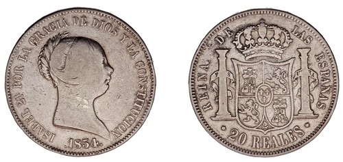 Reales argent plata - 20,