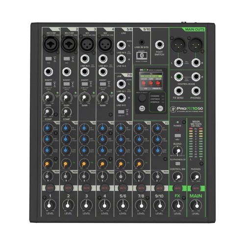 Mackie profx10go channel - mackie, 10-channel