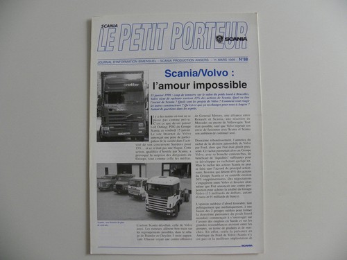 Brochure camion volvo scania - brochure,