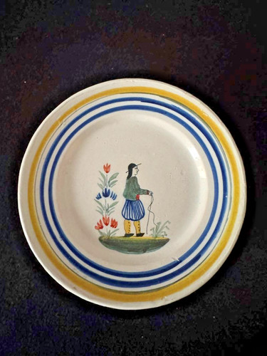 Ancienne assiette henriot - ancienne,