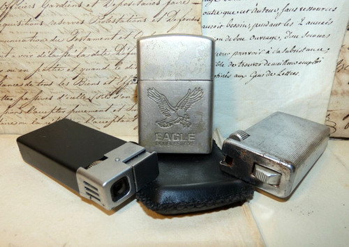 Lot briquets gaz eagle - 3,