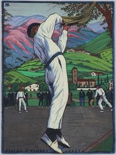 AFFICHE POSTER  Pelote Basque